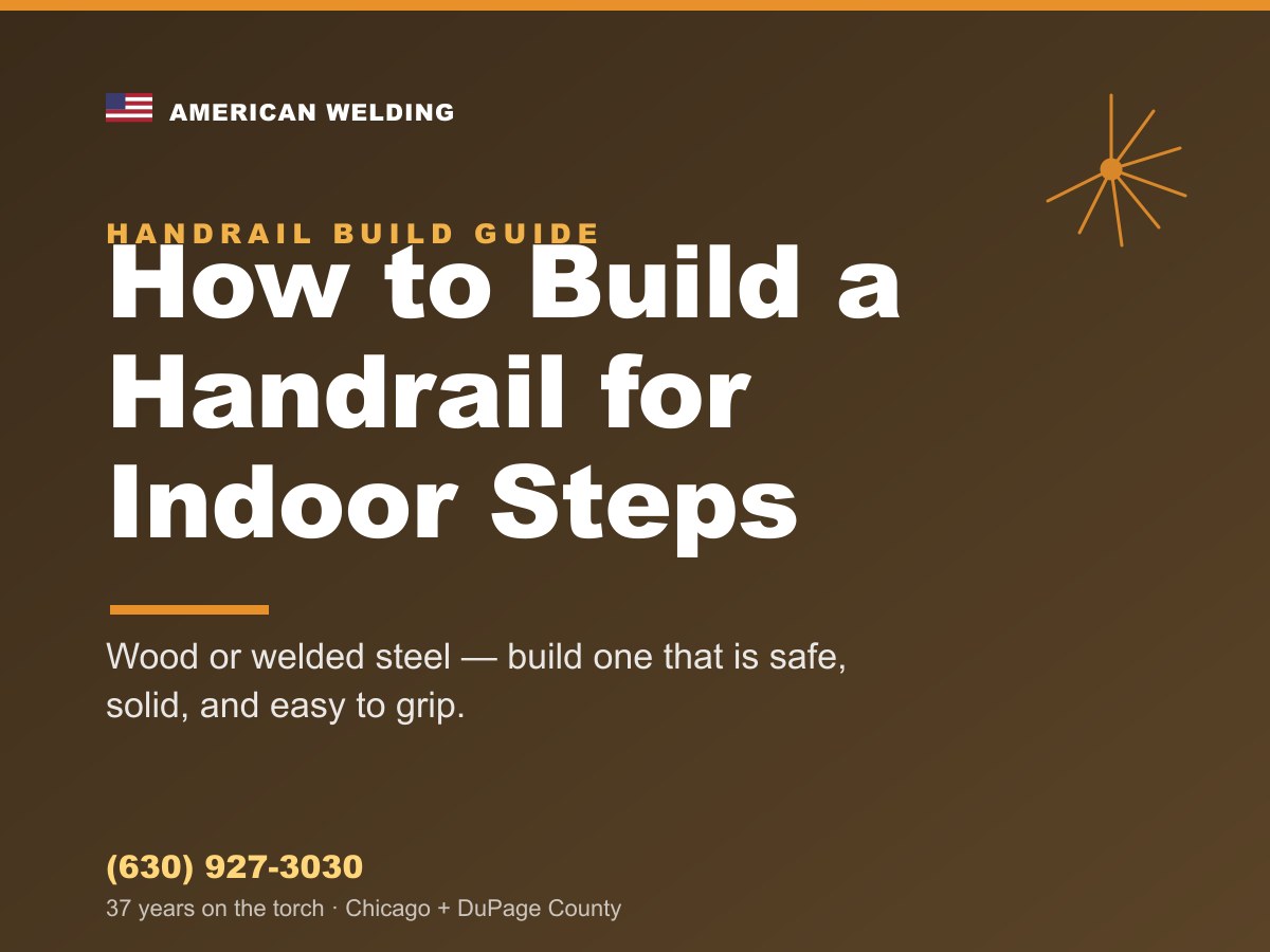 How to Build a Handrail for Indoor Steps
