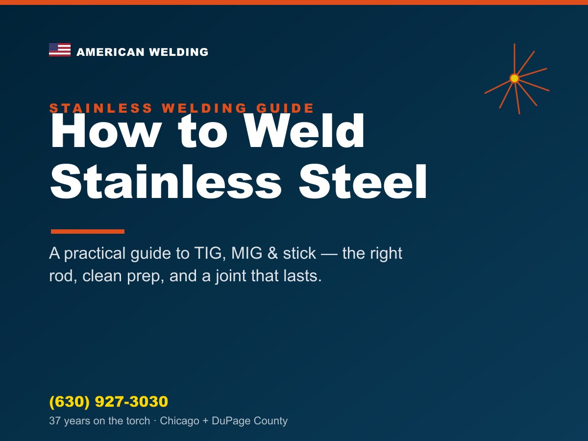 How to Weld Stainless Steel: A Practical Guide