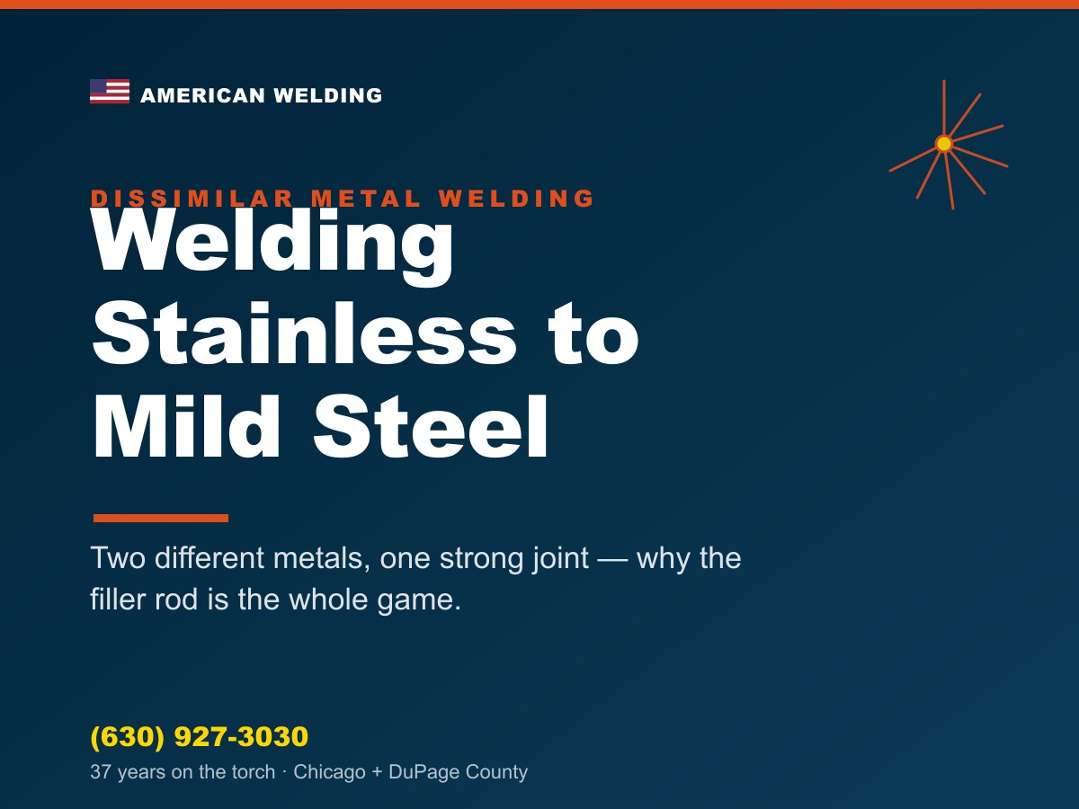 Welding Stainless Steel to Mild Steel: The Right Way