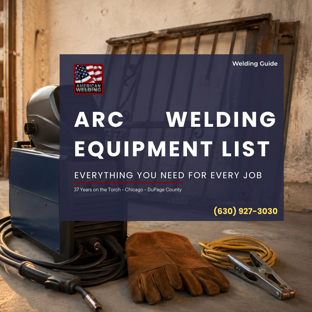 Arc Welding Equipment List