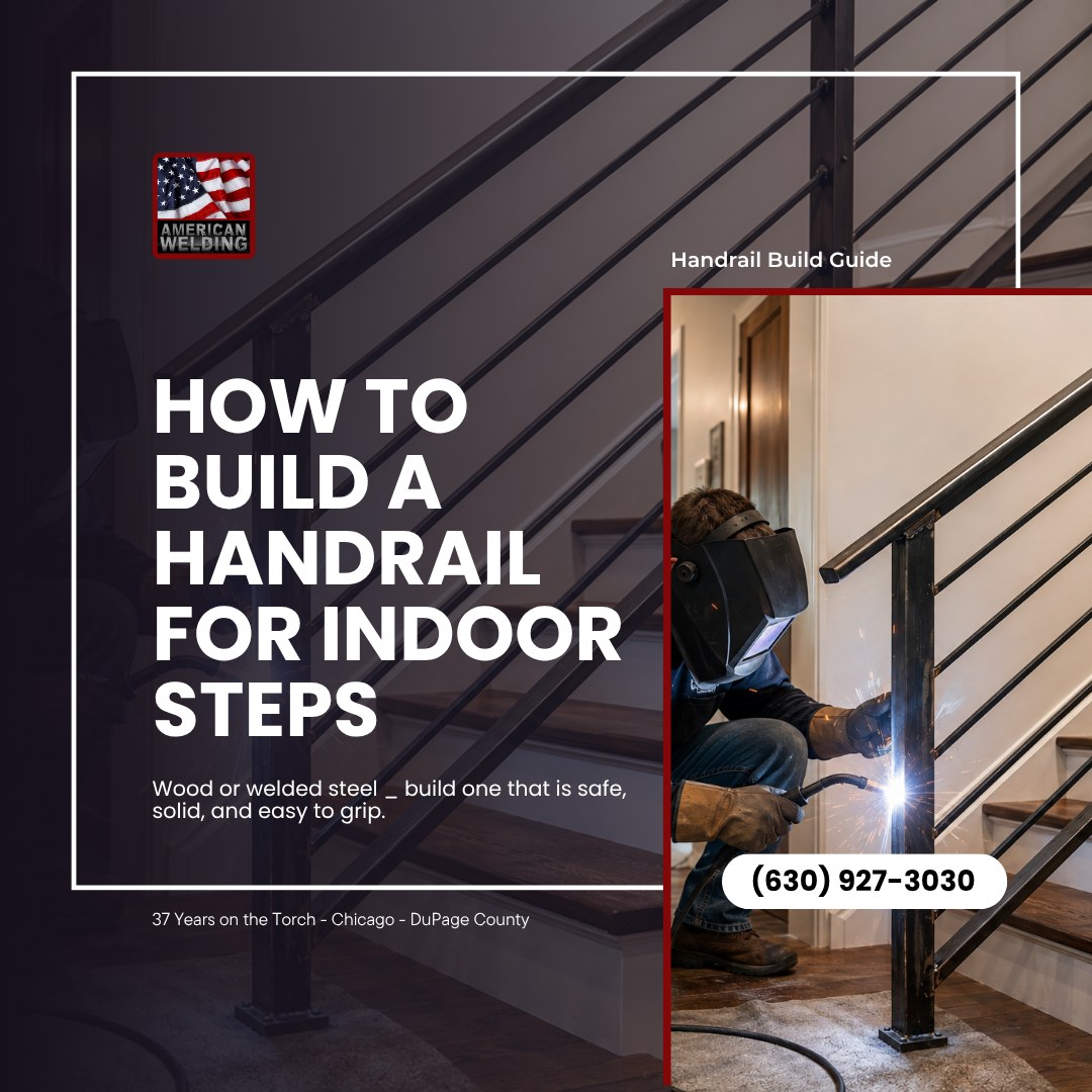 How to Build a Handrail for Indoor Steps