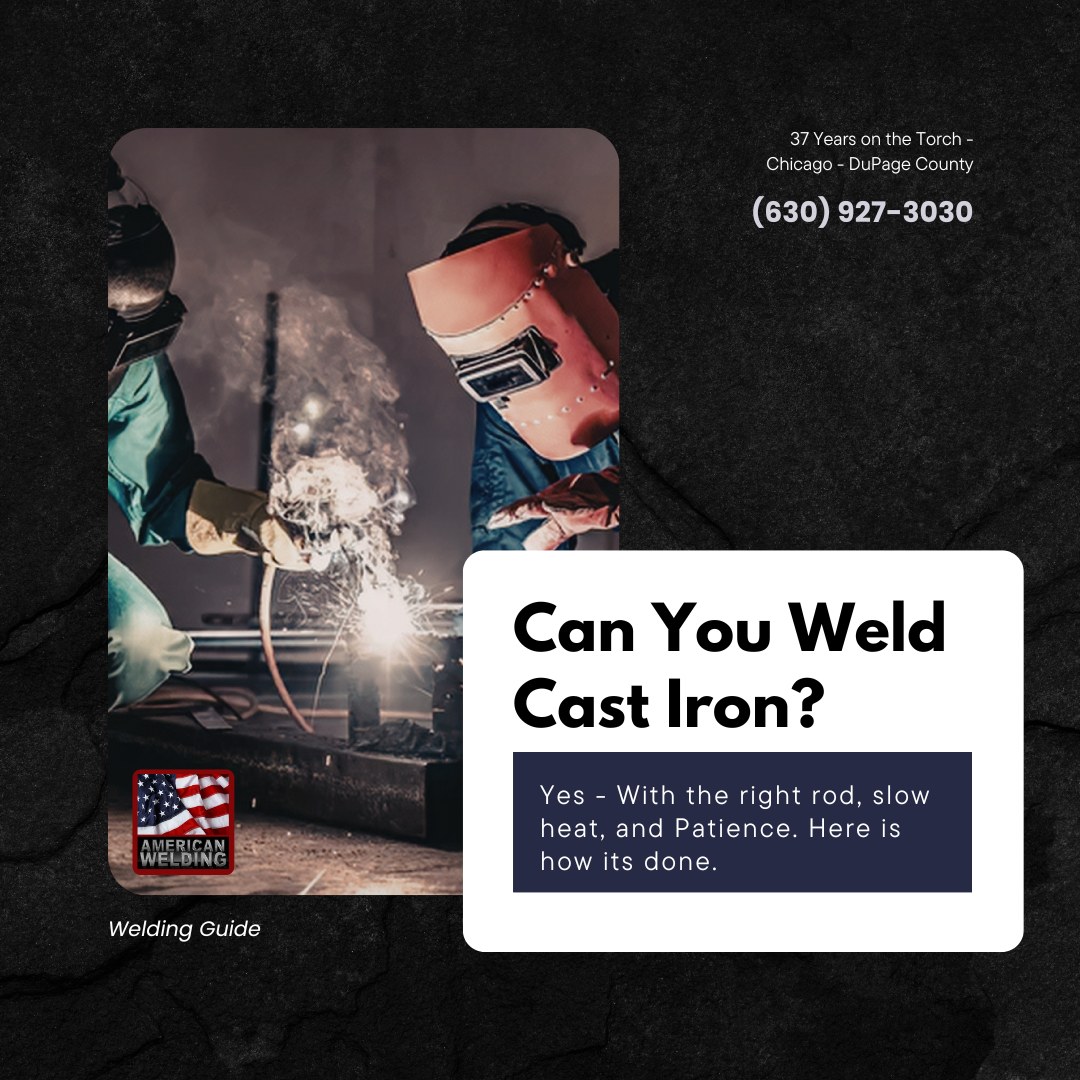Can You Weld Cast Iron?