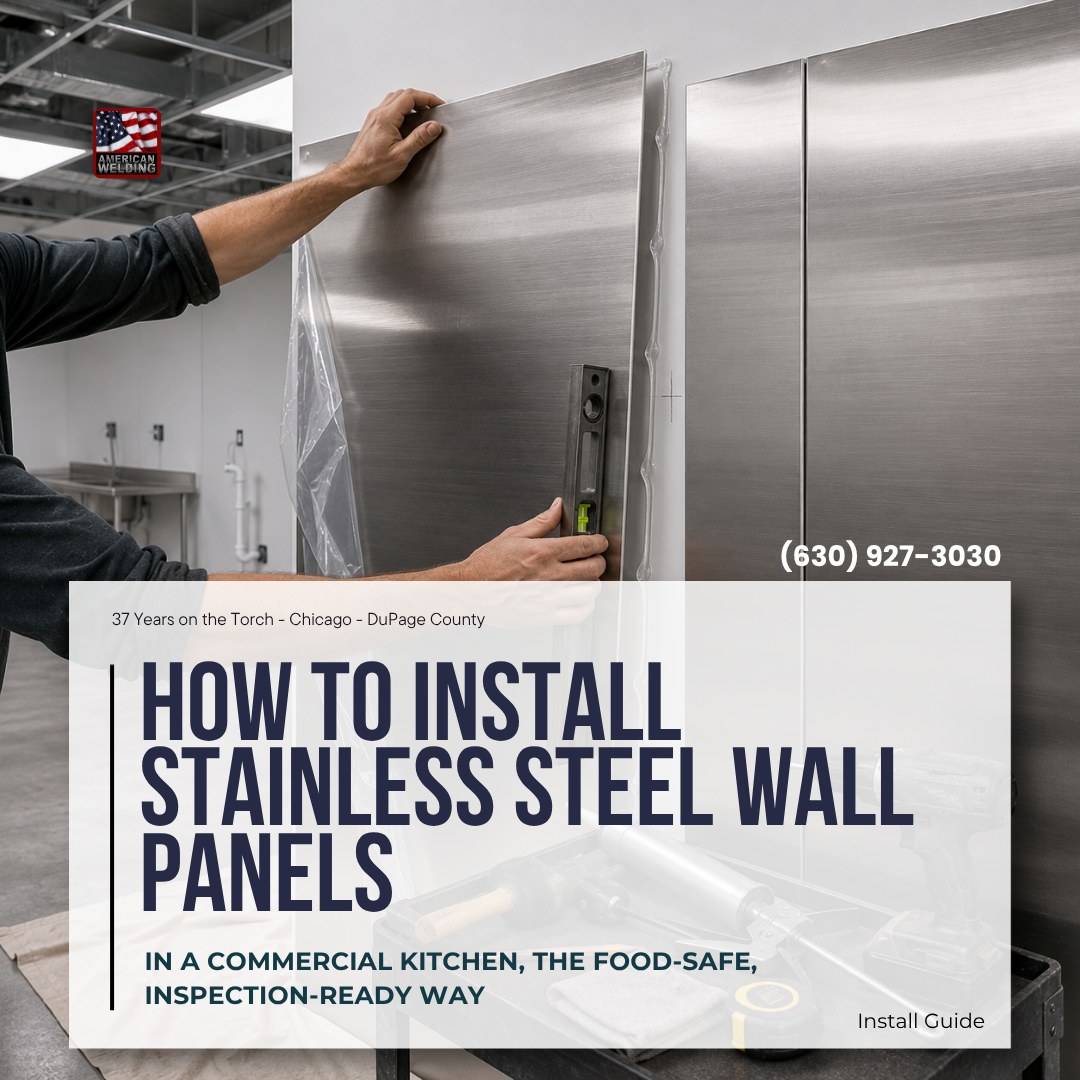 How to Install Stainless Steel Wall Panels in a Commercial Kitchen