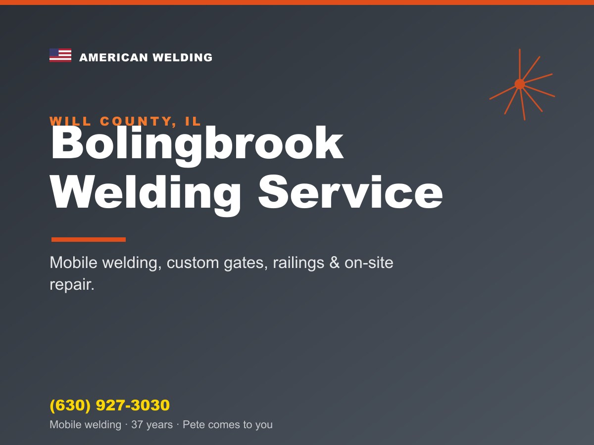 Welding Service in Bolingbrook, IL