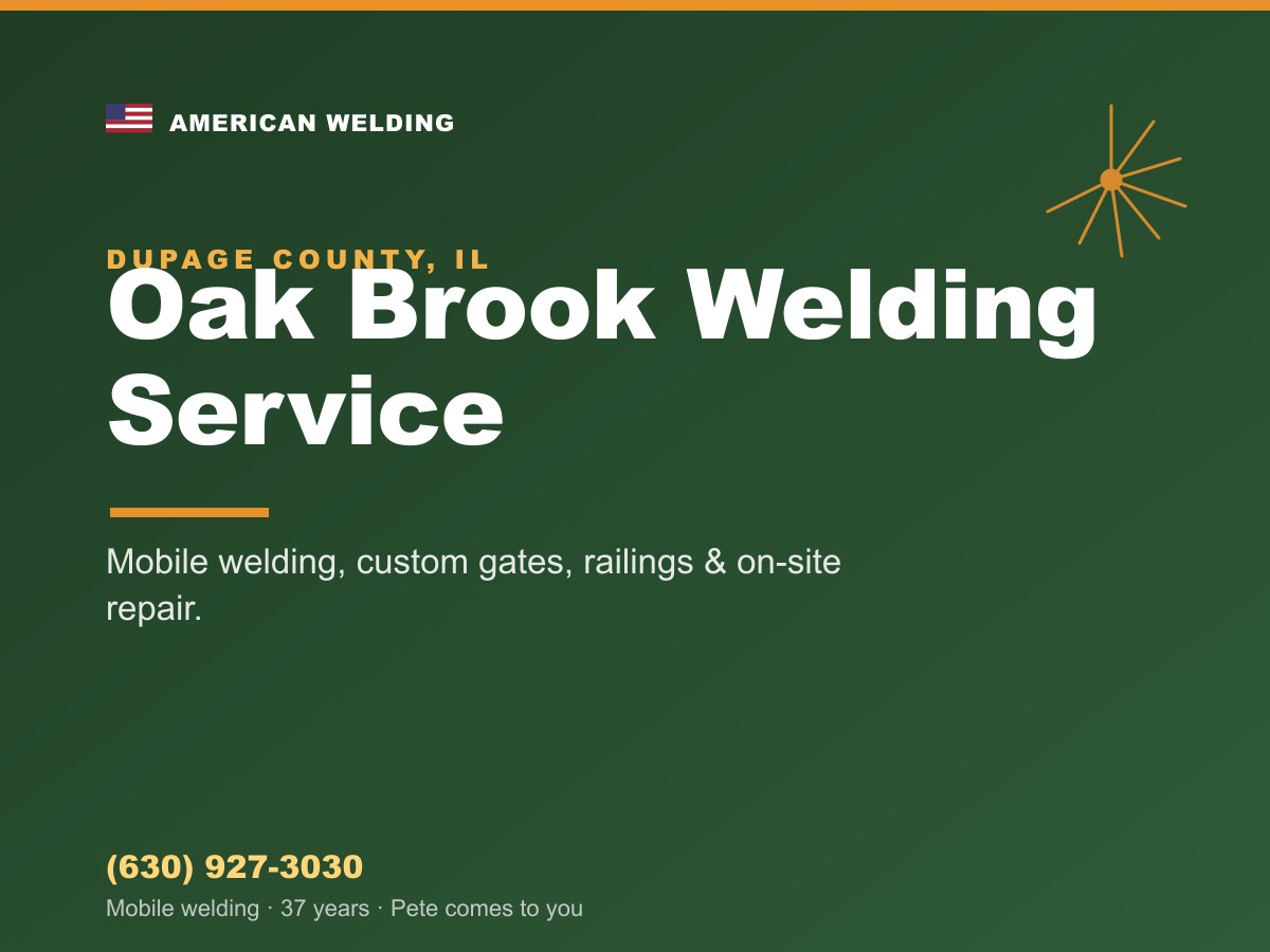 Welding Service in Oak Brook, IL